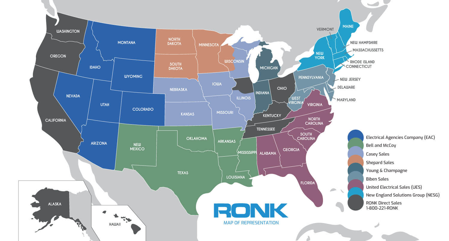 RONK Rep Agent Coverage Map