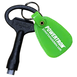 Pad mount enclosure key