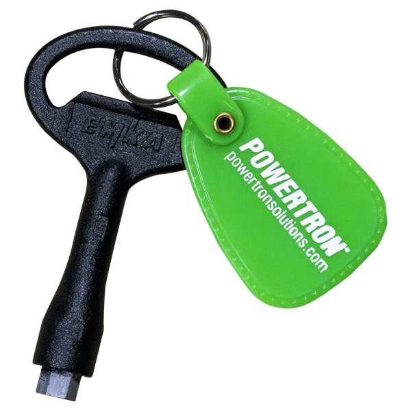 Pad mount enclosure key