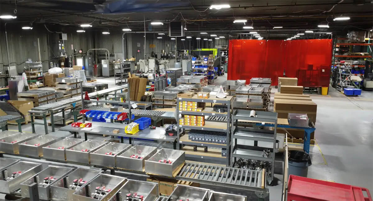 aluminum enclosures being built by RONK